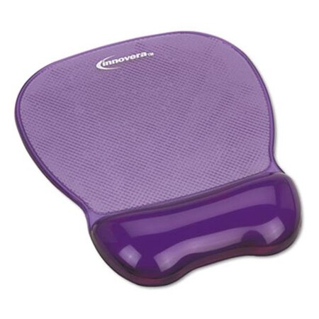 Innovera Innovera 51440 Gel Mouse Pad with Wrist Rest; Nonskid Base; 8.25 x 9.63; Purple 51440
